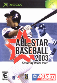 All-Star Baseball 2003 PAL Xbox PAL box art